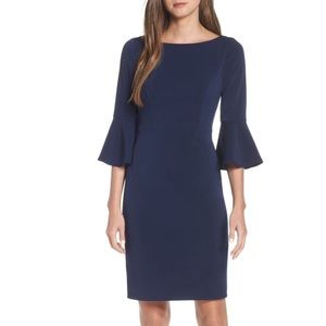 NWT-Calvin Klein Navy pencil dress size 2P